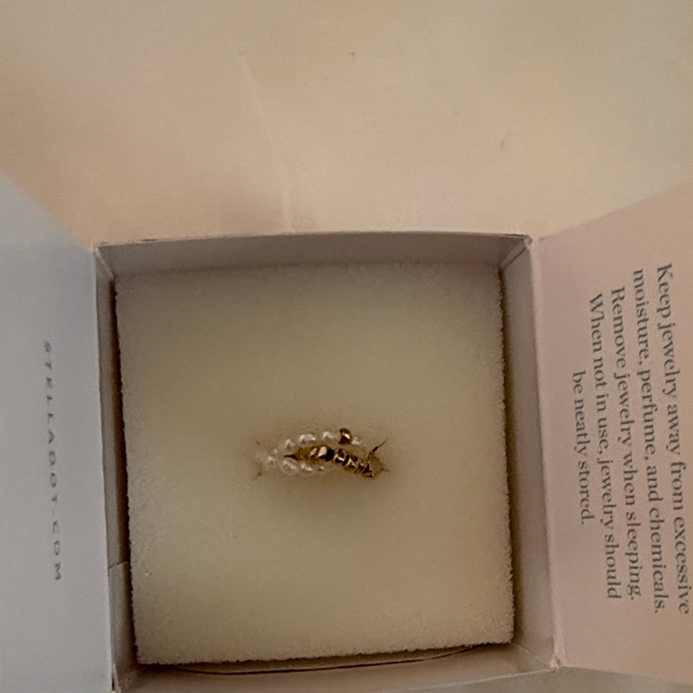Stella & Dot Gold and Silver Brooch